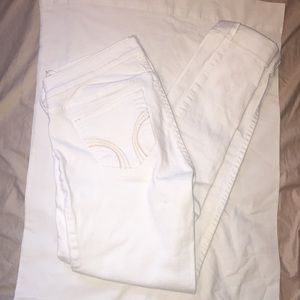 White hollister jeans
